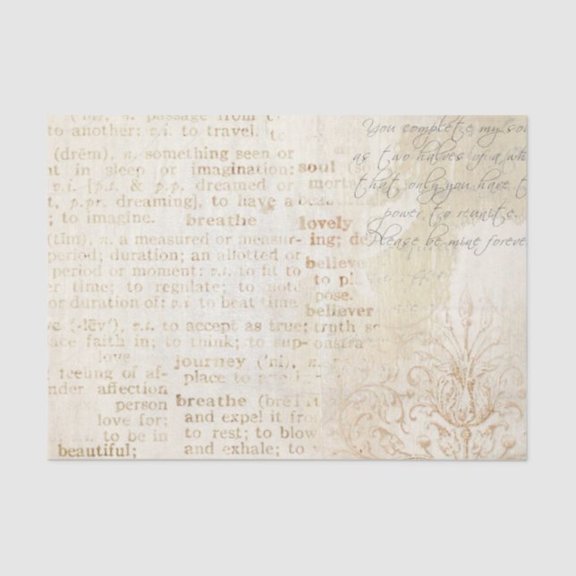 Papel De Seda Design 3 da série chique rosa (Frente )