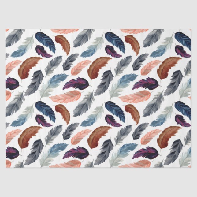 Papel De Seda Design 5 da série Feather (Frente )