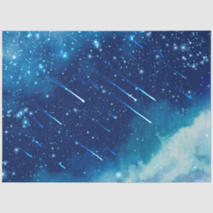 Papel De Seda Design 6 Blue Galaxy Series