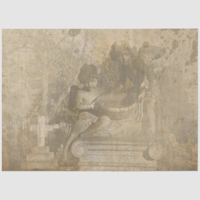 Papel De Seda Design 6 da série Angel gótica (Frente )