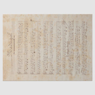 Papel De Seda Design 6 da Série Música e Rosas