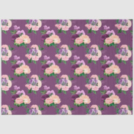 Papel De Seda Design 6 da série Pêssego, Rosa e Lavanda