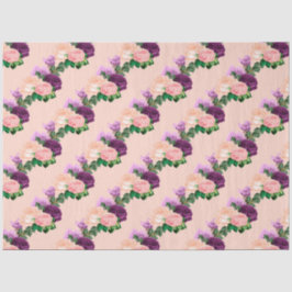 Papel De Seda Design 7 da série Pêssego, Rosa e Lavanda