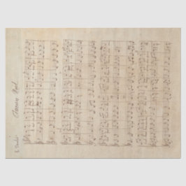 Papel De Seda Design 8 da Série Música e Rosas