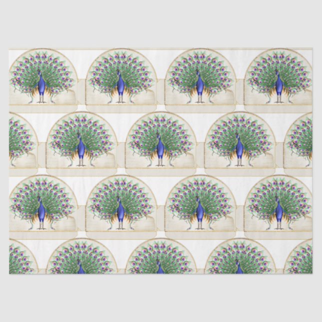 Papel De Seda Design 8 da série Peacock (Frente )