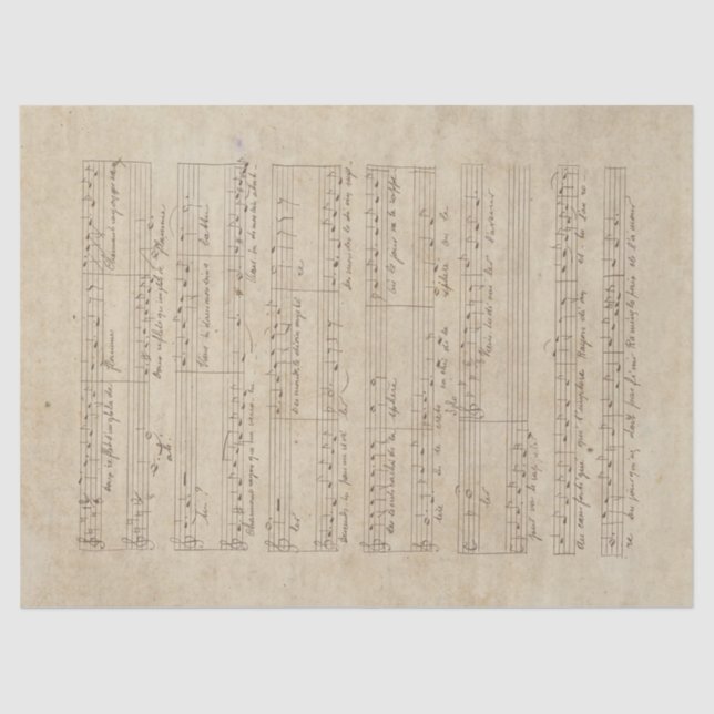 Papel De Seda Design 9 da Série Music e Rosa (Frente )