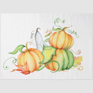 Papel De Seda Design 9 da Série Pumpkin de Ação de Graças