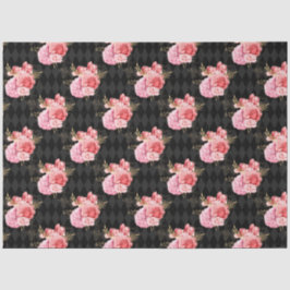 Papel De Seda Design 9 da série rosa e Dourada