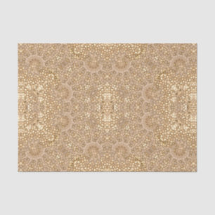 Papel De Seda Design barroco dourado ornamentado