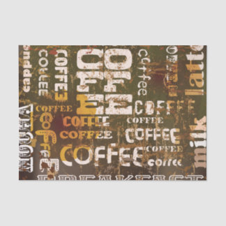 Papel De Seda Design bonito do café do café