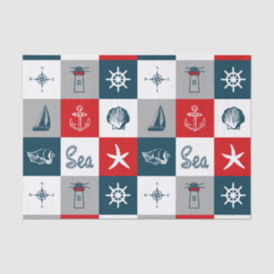Papel De Seda Design com tema náutico