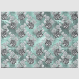 Papel De Seda Design da Série Aqua e Prata 5