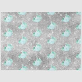 Papel De Seda Design da Série Aqua e Silver 14