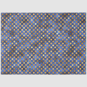 Papel De Seda Design da Série Azul e Dourada de luxo 13