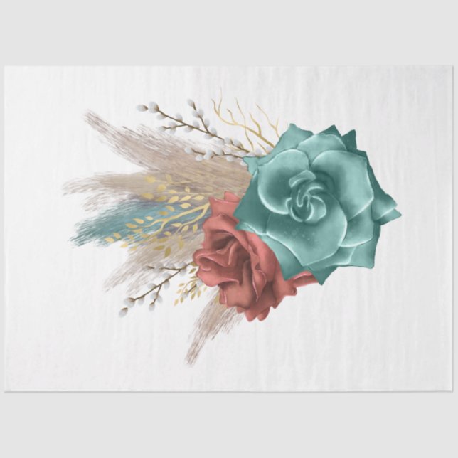 Papel De Seda Design da série Boho 13 (Frente )