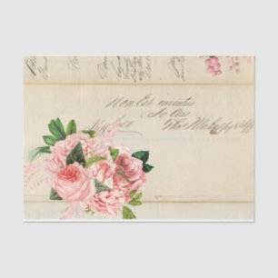 Papel De Seda Design da série Flores e Ephemera nº 2
