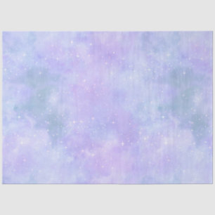 Papel De Seda Design da Série Galáxia Azul Claro 1