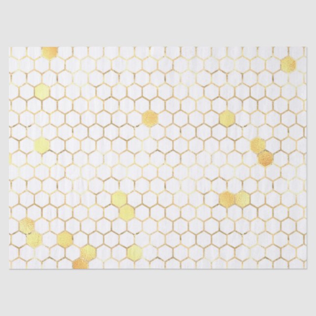 Papel De Seda Design da Série Girassol e Abelha Cinco (Frente )