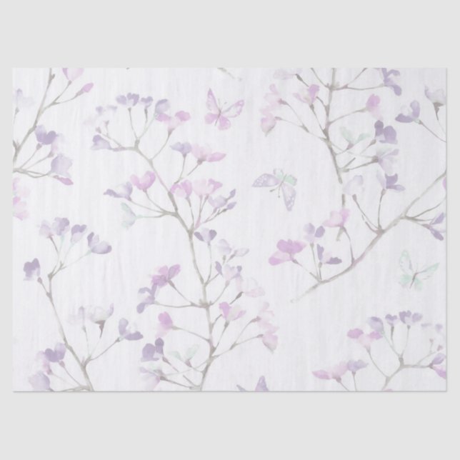 Papel De Seda Design da série Lilac do chique 23 (Frente )
