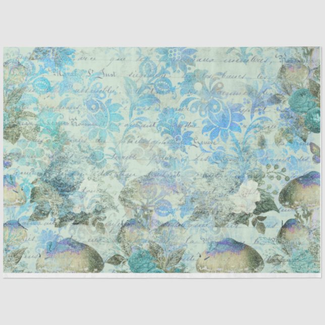 Papel De Seda Design da série Mushroom Ephemera nº 16 (Frente )