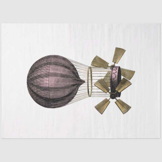 Papel De Seda Design da Série Steampunk Rosa e Dourada 38 (Frente )