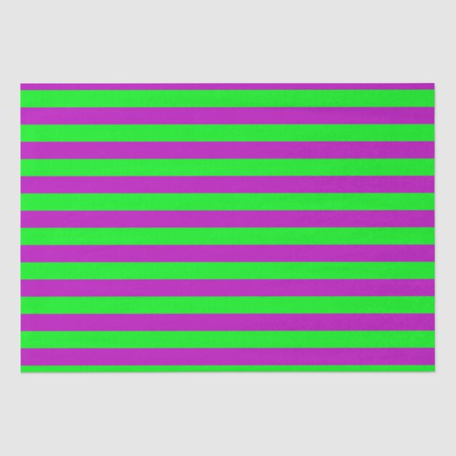 Papel De Seda Design das faixas roxas e verdes (Frente )