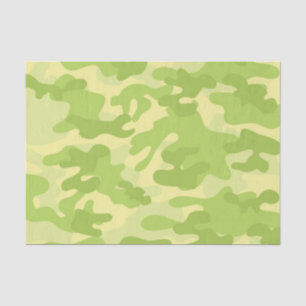 Papel De Seda Design de Camo Verde