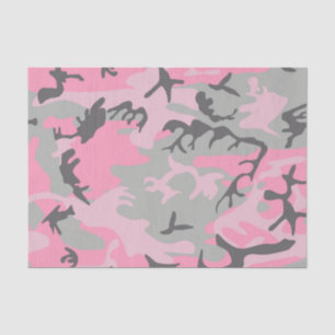 Papel De Seda Design de Camuflagem Colorida
