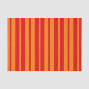 Papel De Seda Design de faixas vermelhas e laranja