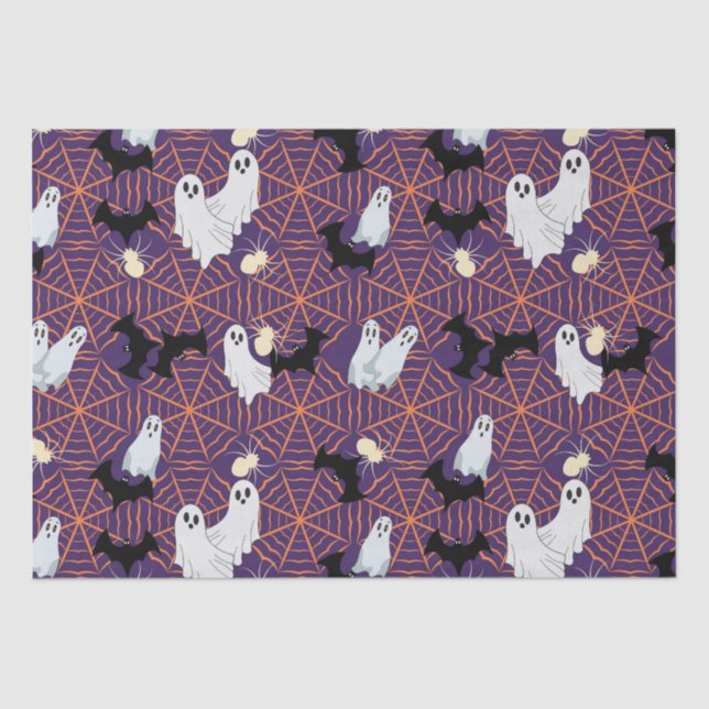 Papel De Seda Design de Halloween (Frente )