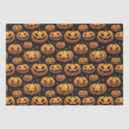 Papel De Seda Design de Halloween de Jack-o-Lanterna