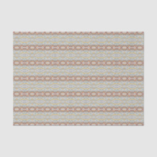 Papel De Seda Design de Padrão de Bloco de Cor Geométrica de Ver