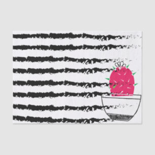 Papel De Seda Design de padrão striptease de Cactus rosa