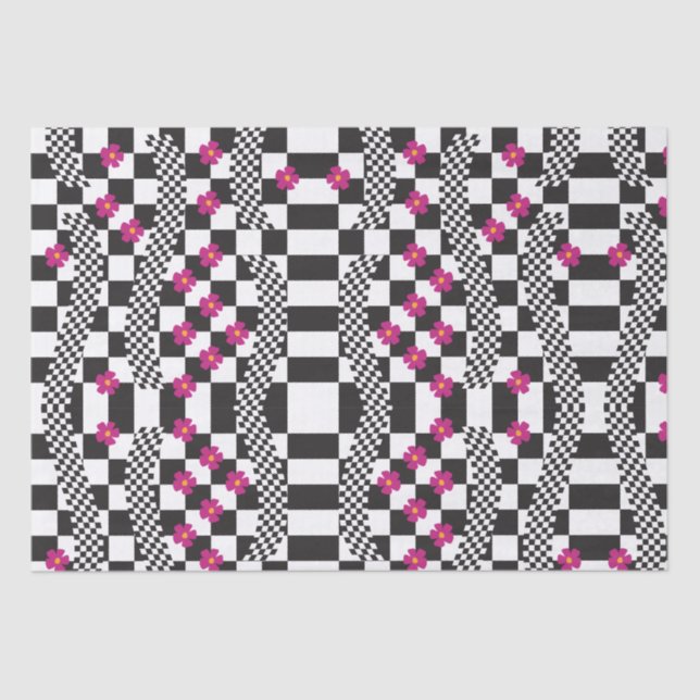 Papel De Seda Design de teclado retroativo (Frente )