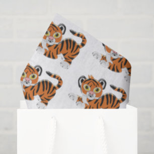 Papel De Seda Design de Tigre
