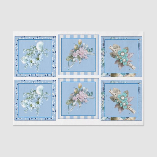 Papel De Seda Design do porto náutico série 13 (Frente )