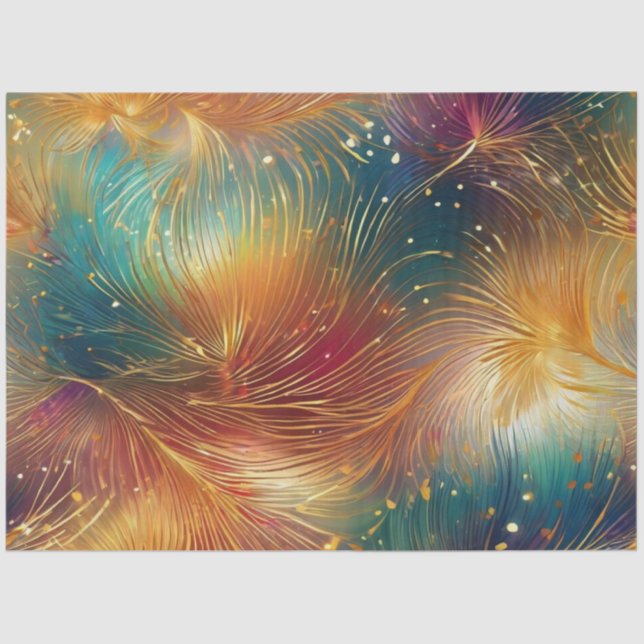 Papel De Seda Design elegante e luminoso (Frente )