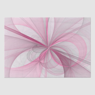 Papel De Seda Design Fractal de Cinza Abstrato moderno