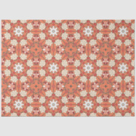 Papel De Seda Design japonês em vermelho e laranjas