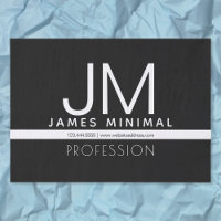 Design mínimo profissional moderno | Preto & Branc