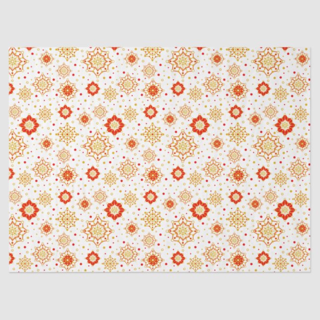 Papel De Seda Design Moderno do Século Médio Retroativo (Frente )