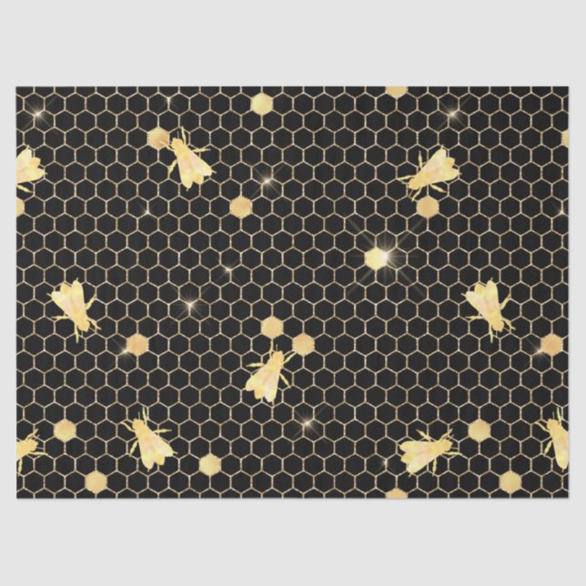 Papel De Seda Design nº 6 da série Glam Honeycomb (Frente )