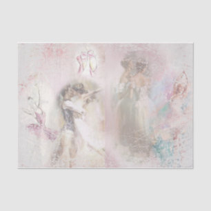 Papel De Seda Design Romântico Ballerina Série 7