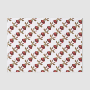 Papel De Seda Design Rudolf-Red Nose Rain-Deer
