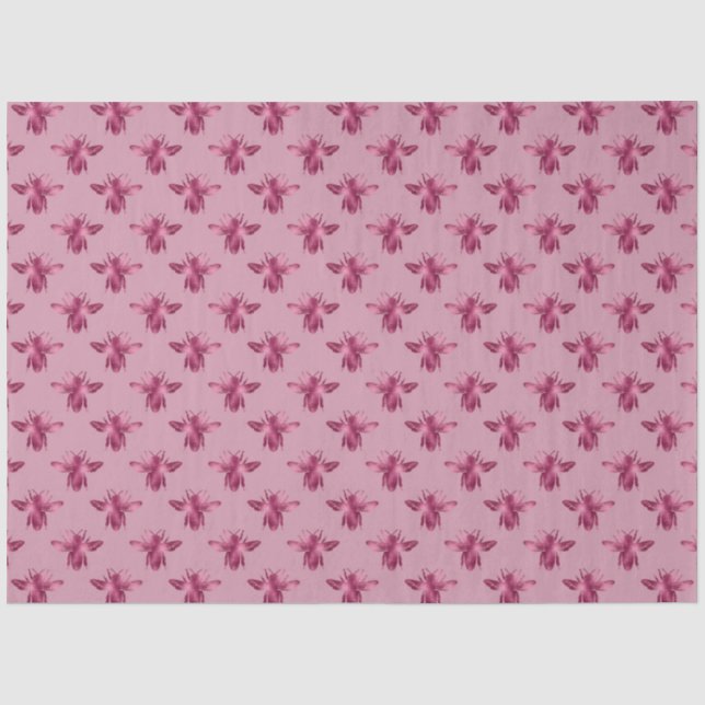 Papel De Seda Design Série Abelha Encantadora 43 (Frente )