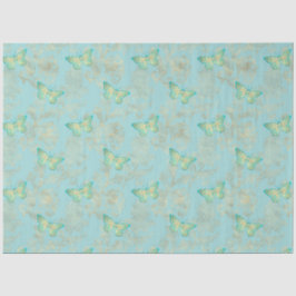 Papel De Seda Design Série Água e Dourado 14