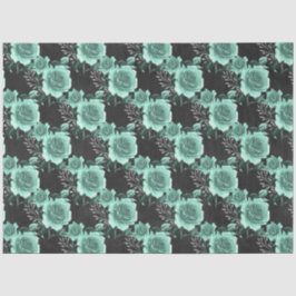 Papel De Seda Design Série Aqua e Prata 17
