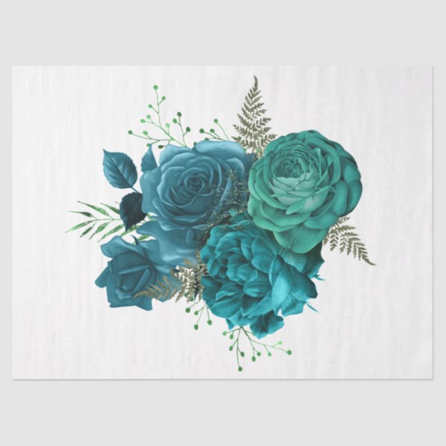 Papel De Seda Design série Buquê 51 (Frente )