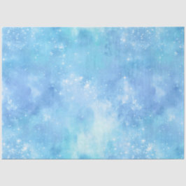 Papel De Seda Design Série Galáxia Azul Claro 7