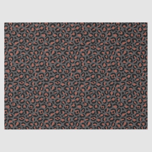 Papel De Seda Design Série Leopardo Clássico 2 (Frente )